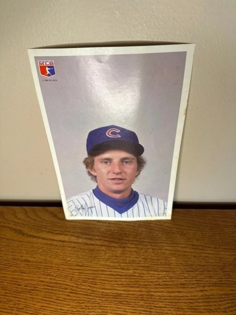 1984 Bobby Dernier, Chicago Cubs Jewel Color 6x9" fascimile photo